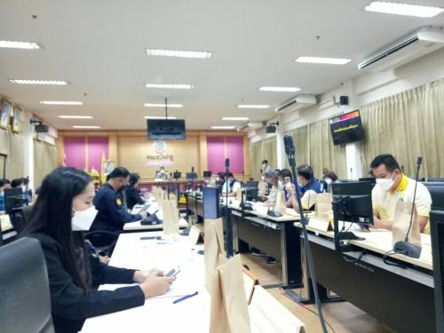 ร่วมประชุมคณะกรรมการศูนย์อำนวยการป้องกันและปราบปรามยาเสพติดจังหวัดหนองบัวภู ครั้งที่ ๑๐/๒๕๖๔